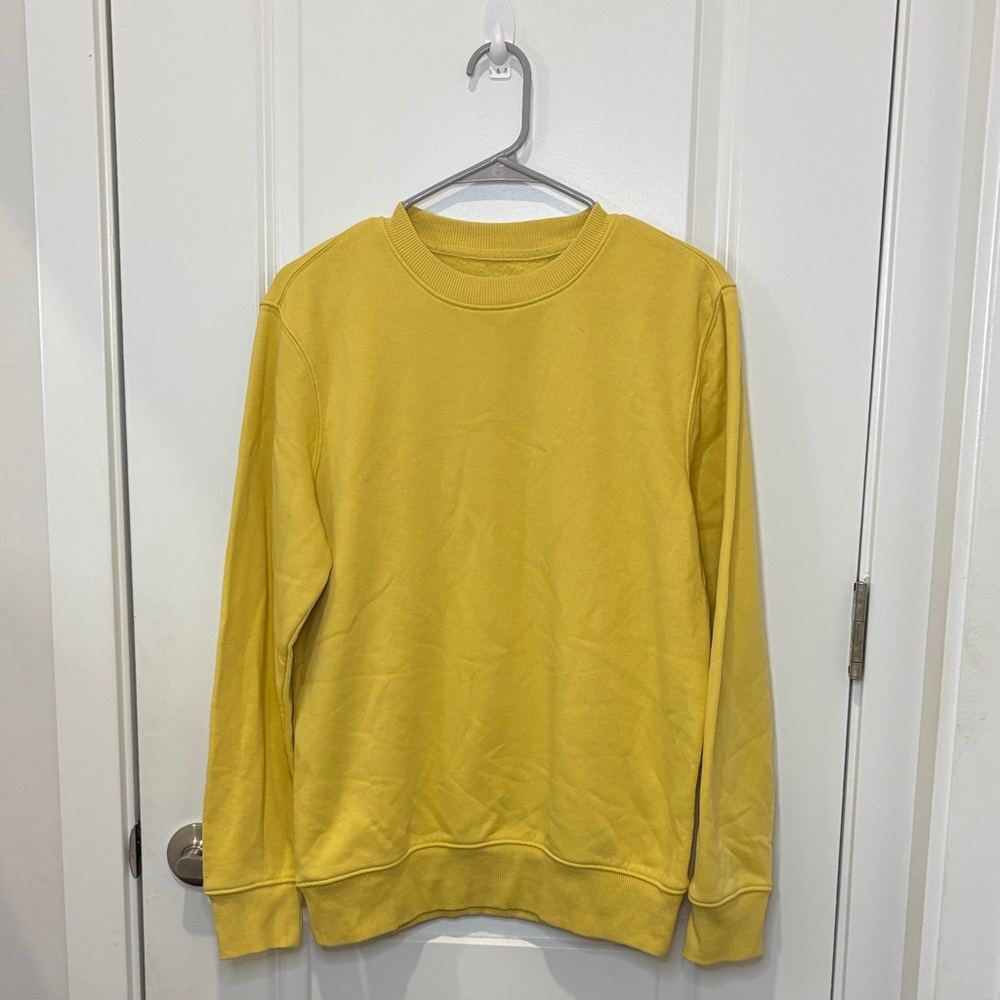 Goodfellow & Co Men's Crewneck Sweater in Vibrant Yellow